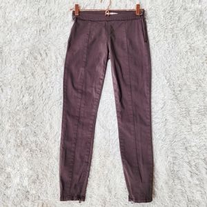 Tory Burch Brown‎ Zipper Skinny Pants
